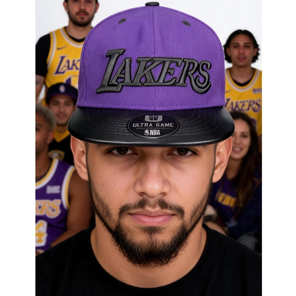 Official NBA Los Angeles Lakers Purple Cap VGME402F OSFM – Adjustable